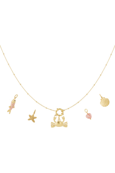 Crab DIY necklace