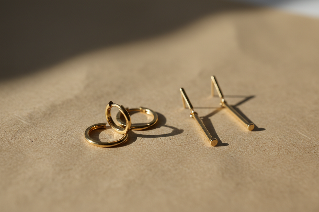 Gold Ohrringe Damen