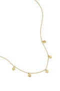 simple necklace with heart pendants