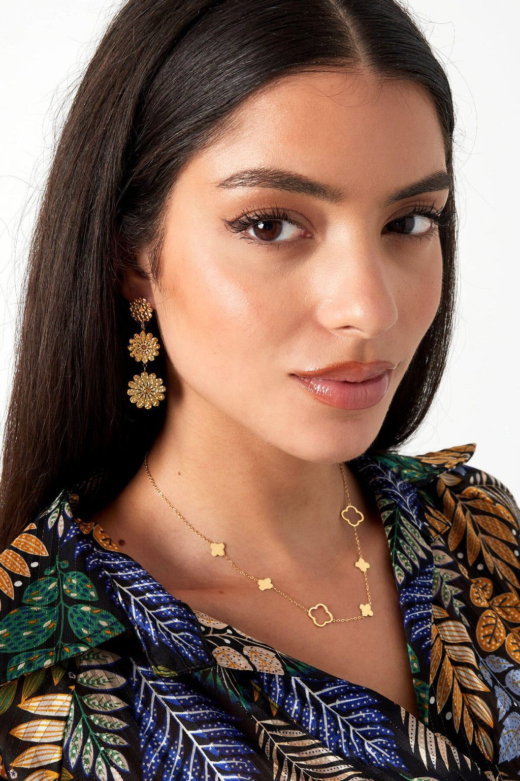 Elegant Stainless Steel Chain Necklace in Silver & Gold