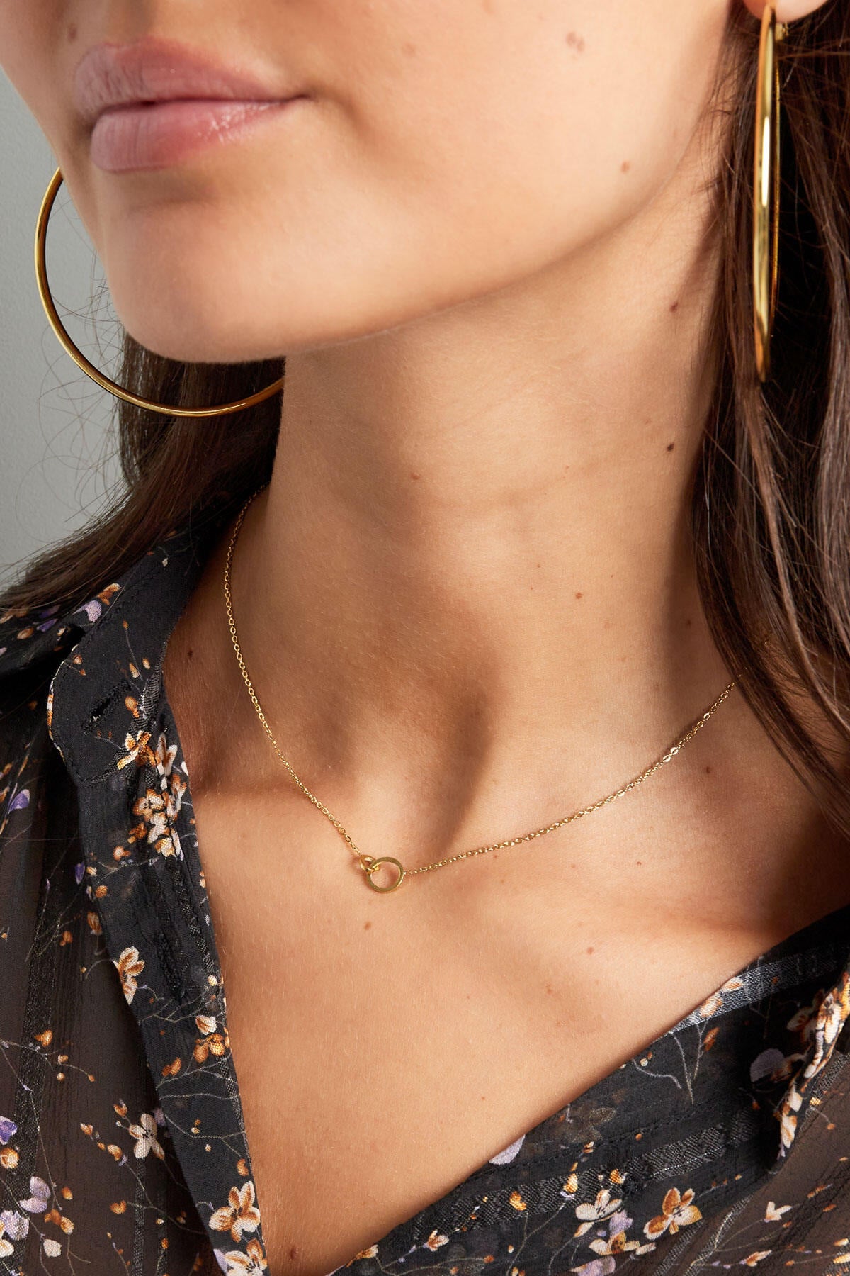 Elegant Stainless Steel Clavicle Chain Necklace for Women