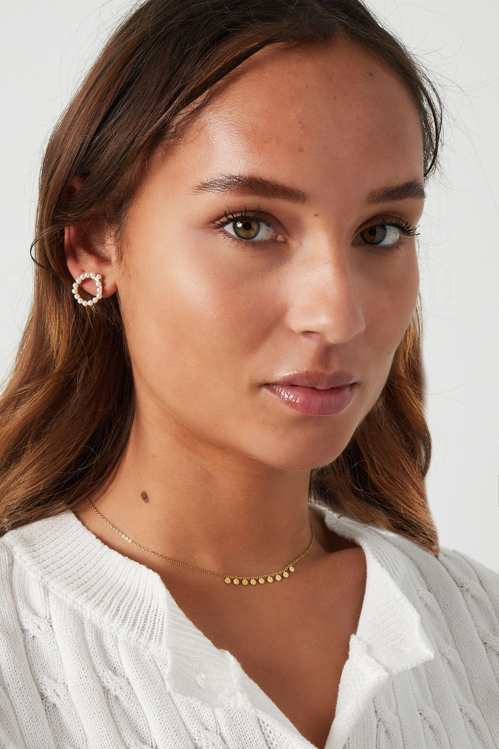 Elegant Stainless Steel Chain Necklace in Silver & Gold