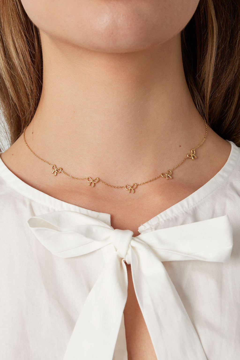 Elegant Stainless Steel Chain Necklace in Silver & Gold
