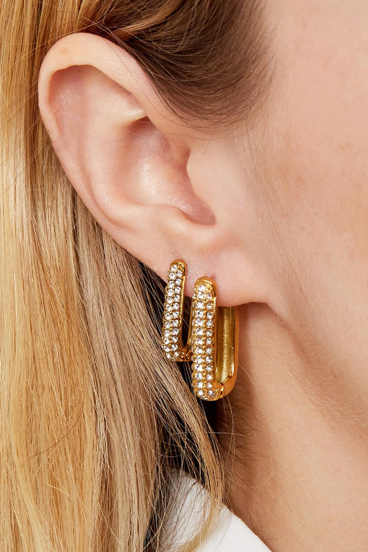 Shimmer Spark Stainless Steel Earrings