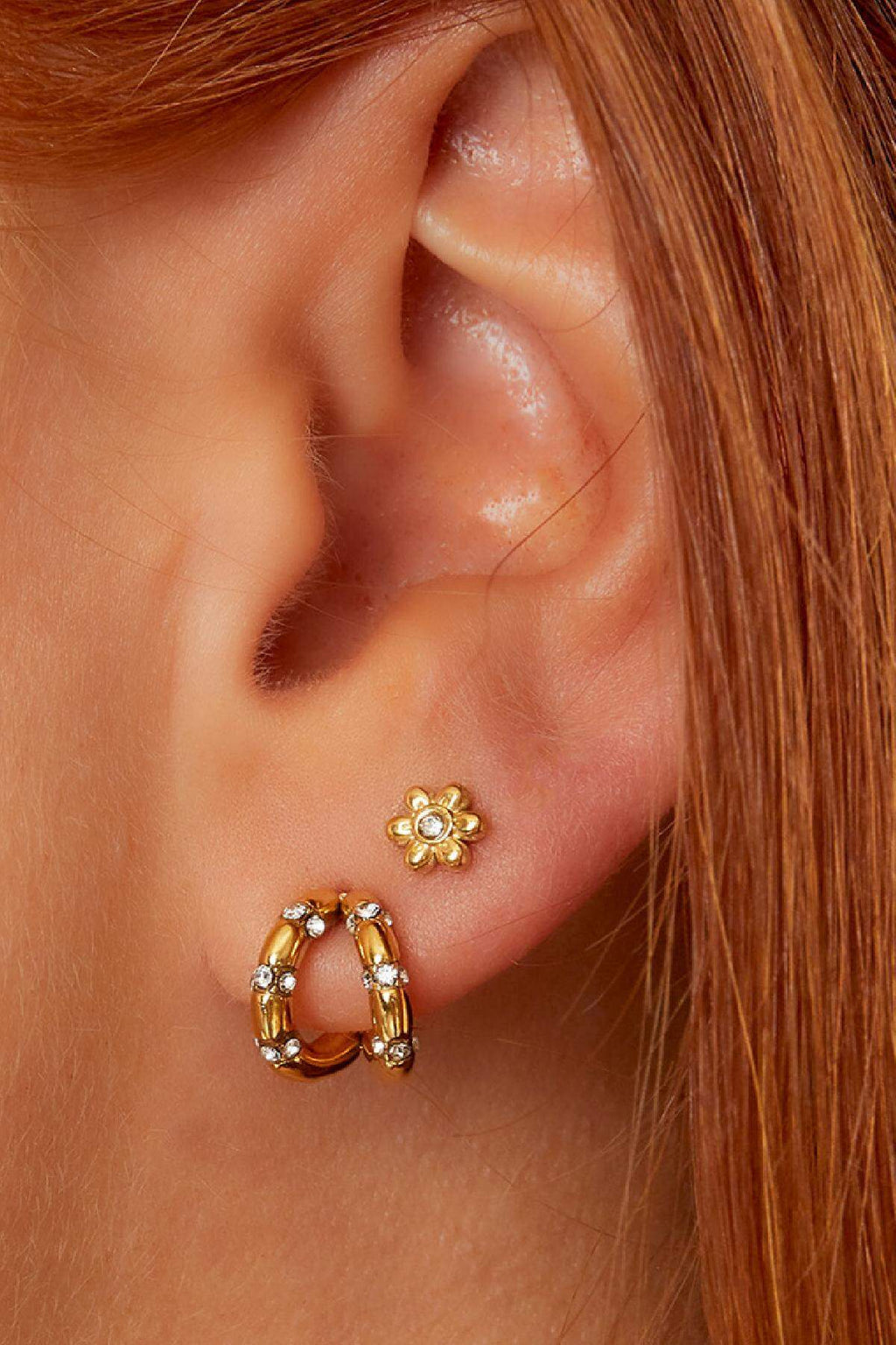 Stylish Mini Rhinestone Stud Earrings