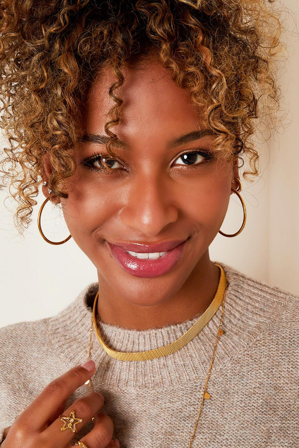 stainless steel earrings hoops medium 