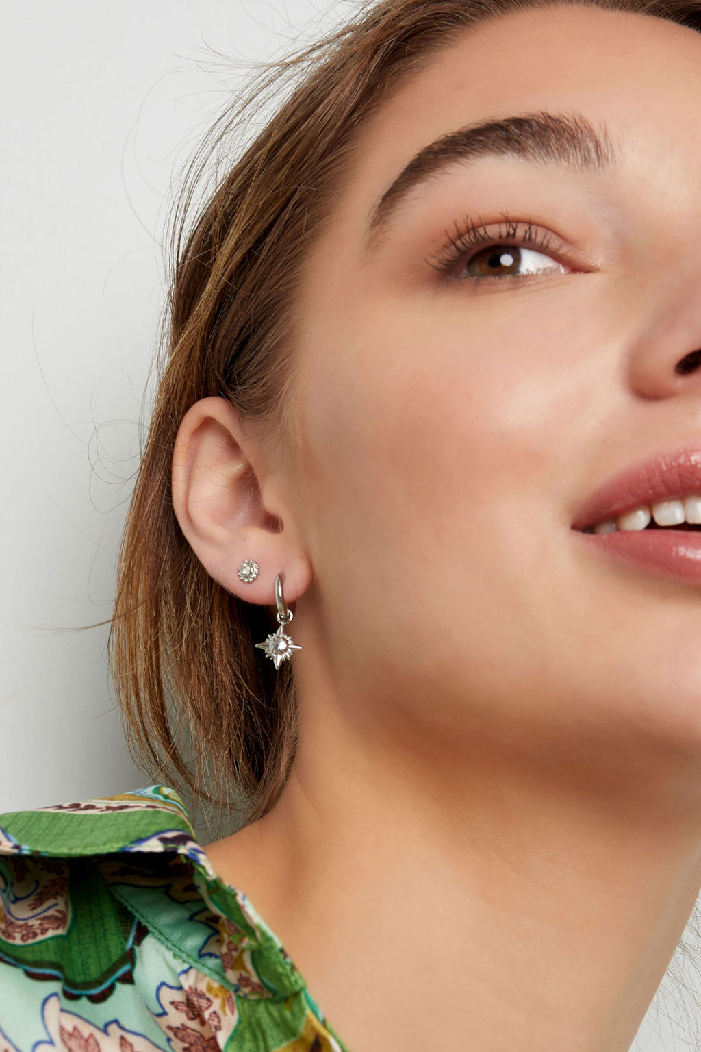 ear studs moon