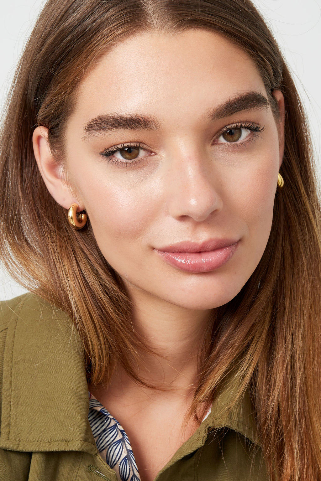 earrings aesthetic basic half small moon