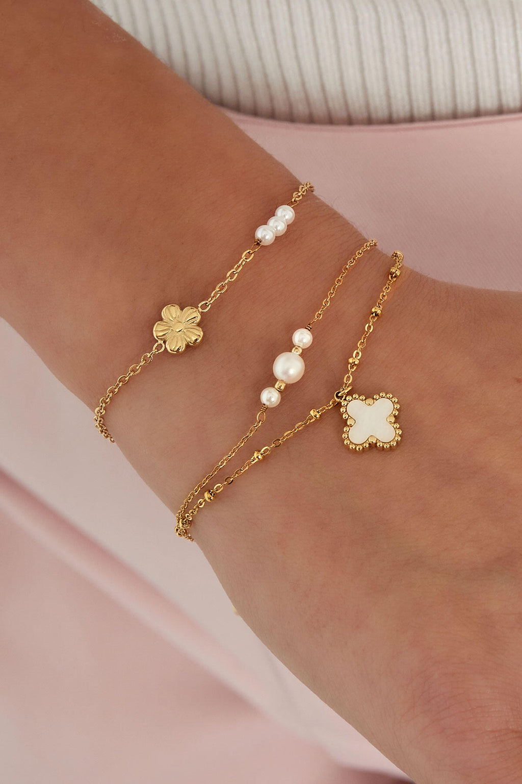 Elegant Stainless Steel Charm Bracelets for Women