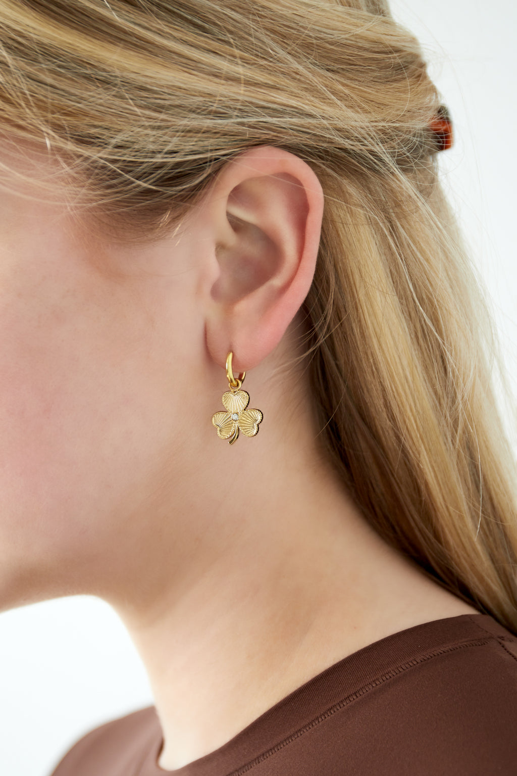 four-leaf clover earrings