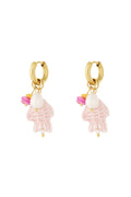 Fish and 2 pearls Earrings