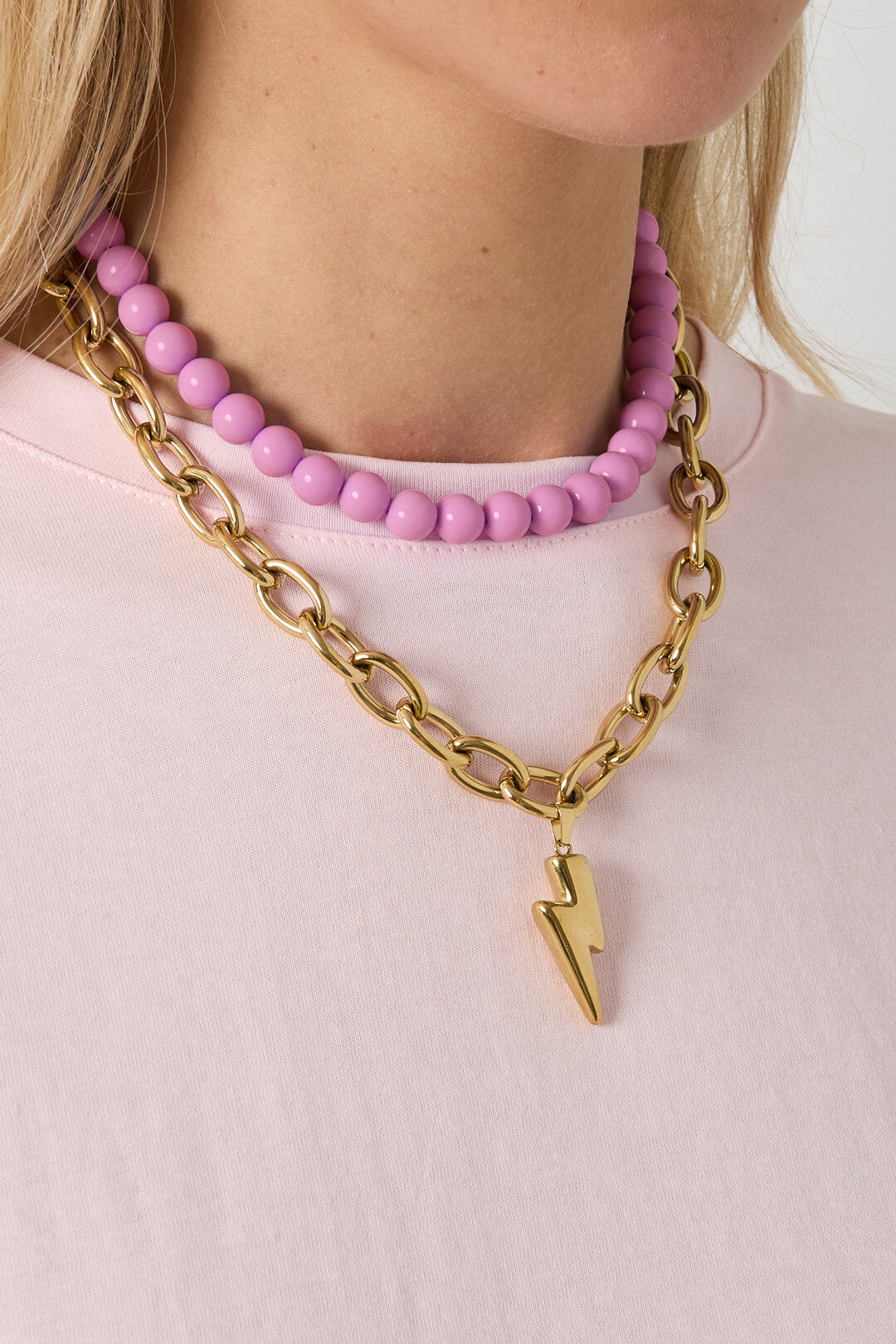 Stylish Stainless Steel Irregular Pendant Necklace