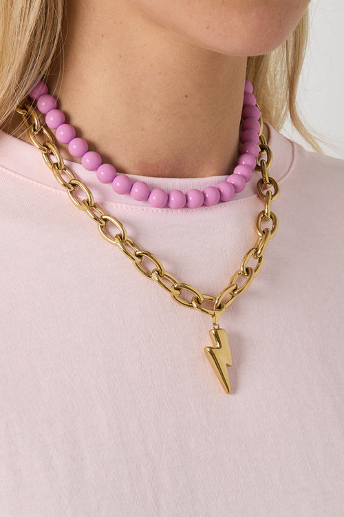 Stylish Stainless Steel Irregular Pendant Necklace