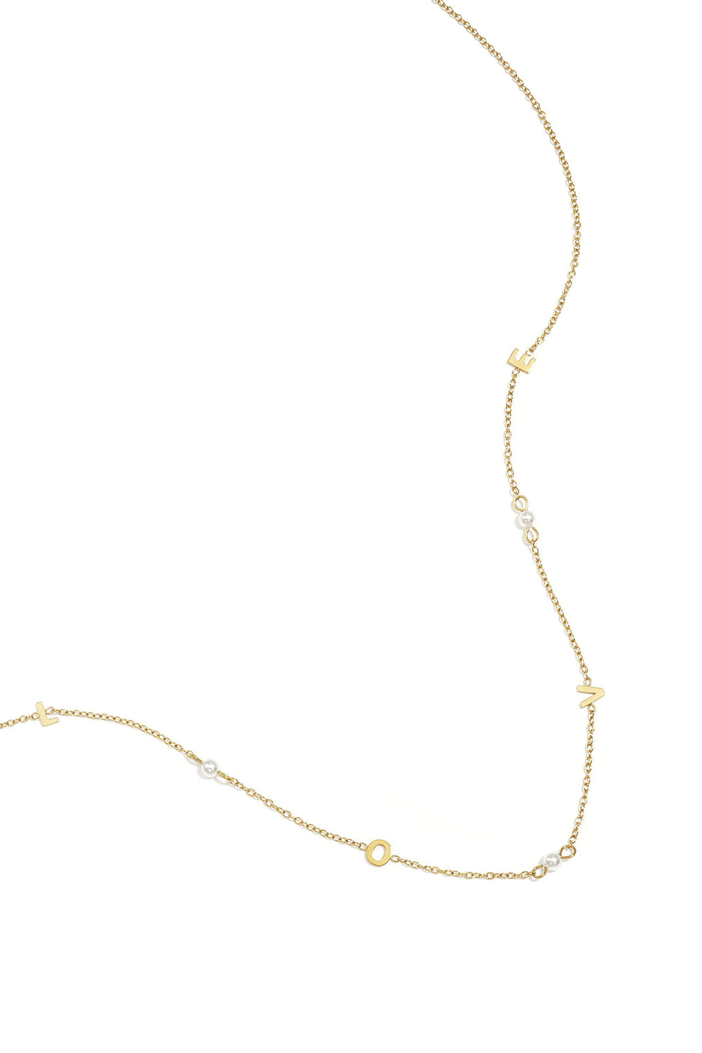 Elegant Gold Zircon Chain Necklace for Women