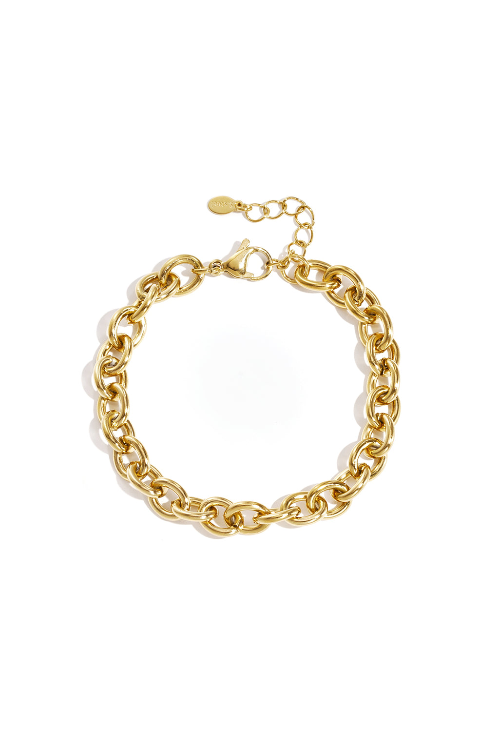 Chain Bracelet – Silver-Tone Steel
