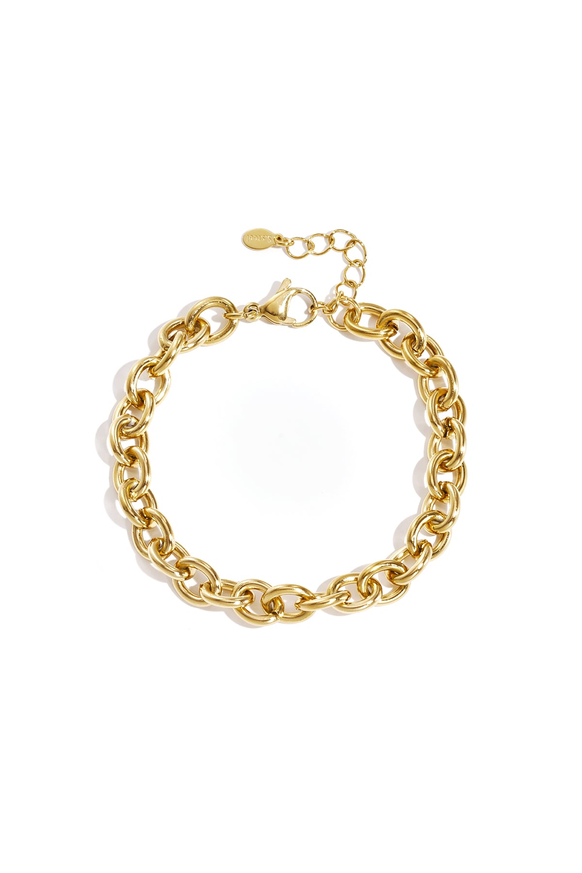 Chain Bracelet – Silver-Tone Steel