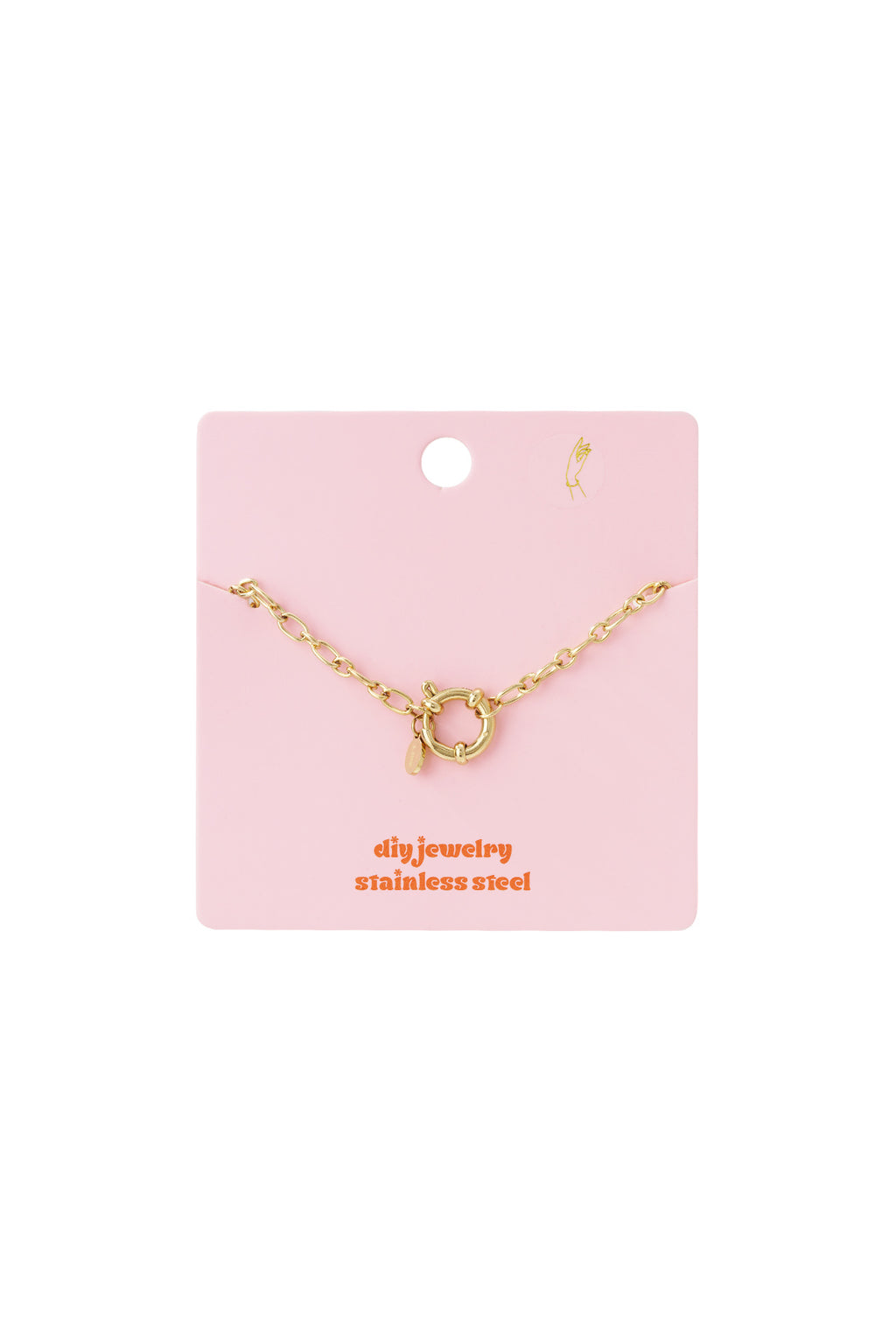 Stainless Steel Chain Bracelets Chain DIY Daily Simple Series Women's jewelry