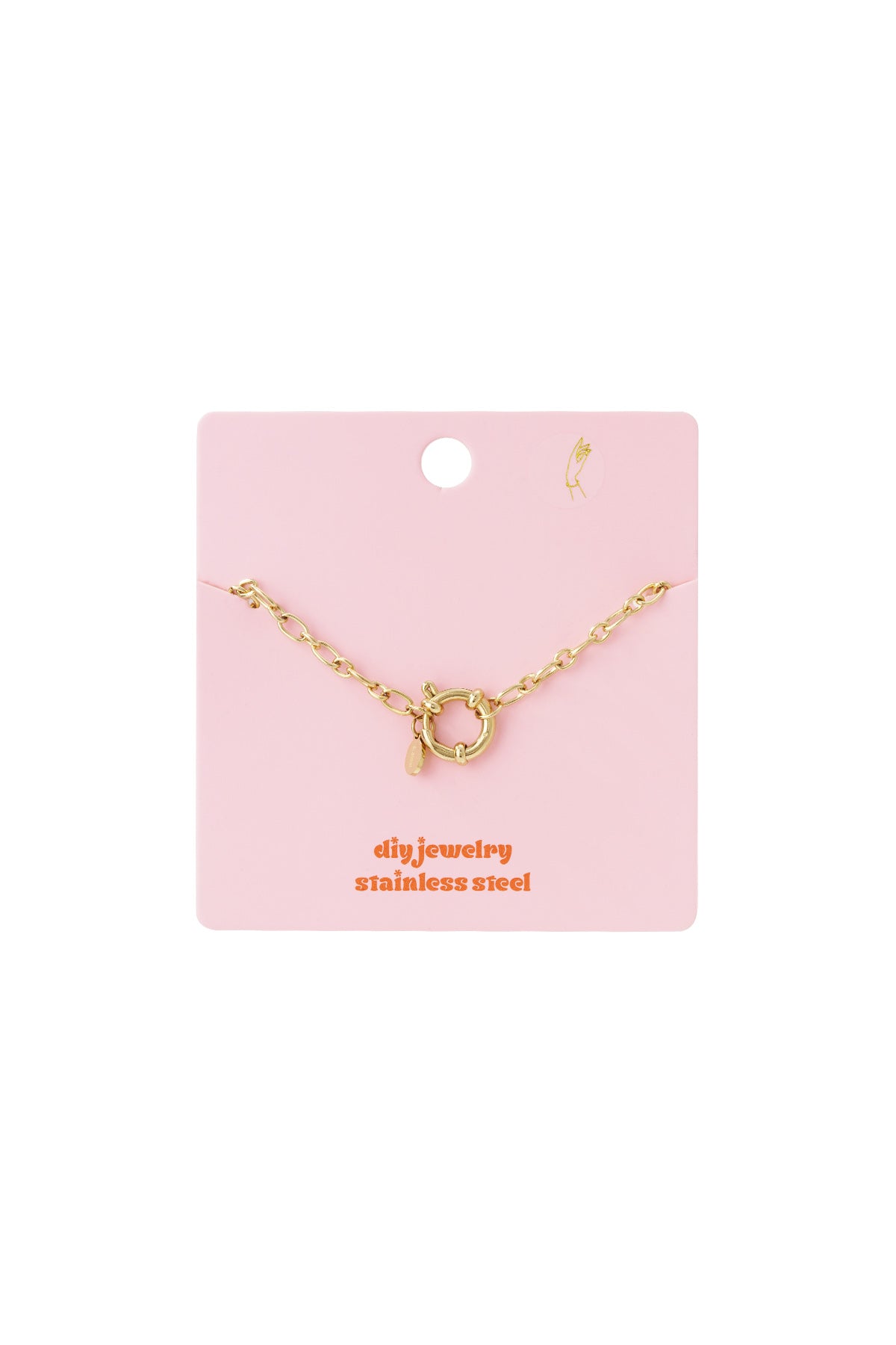 Stainless Steel Chain Bracelets Chain DIY Daily Simple Series Women's jewelry