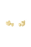 Stainless Steel Stud Earrings Heart Casual Daily Simple Series Women's jewelry