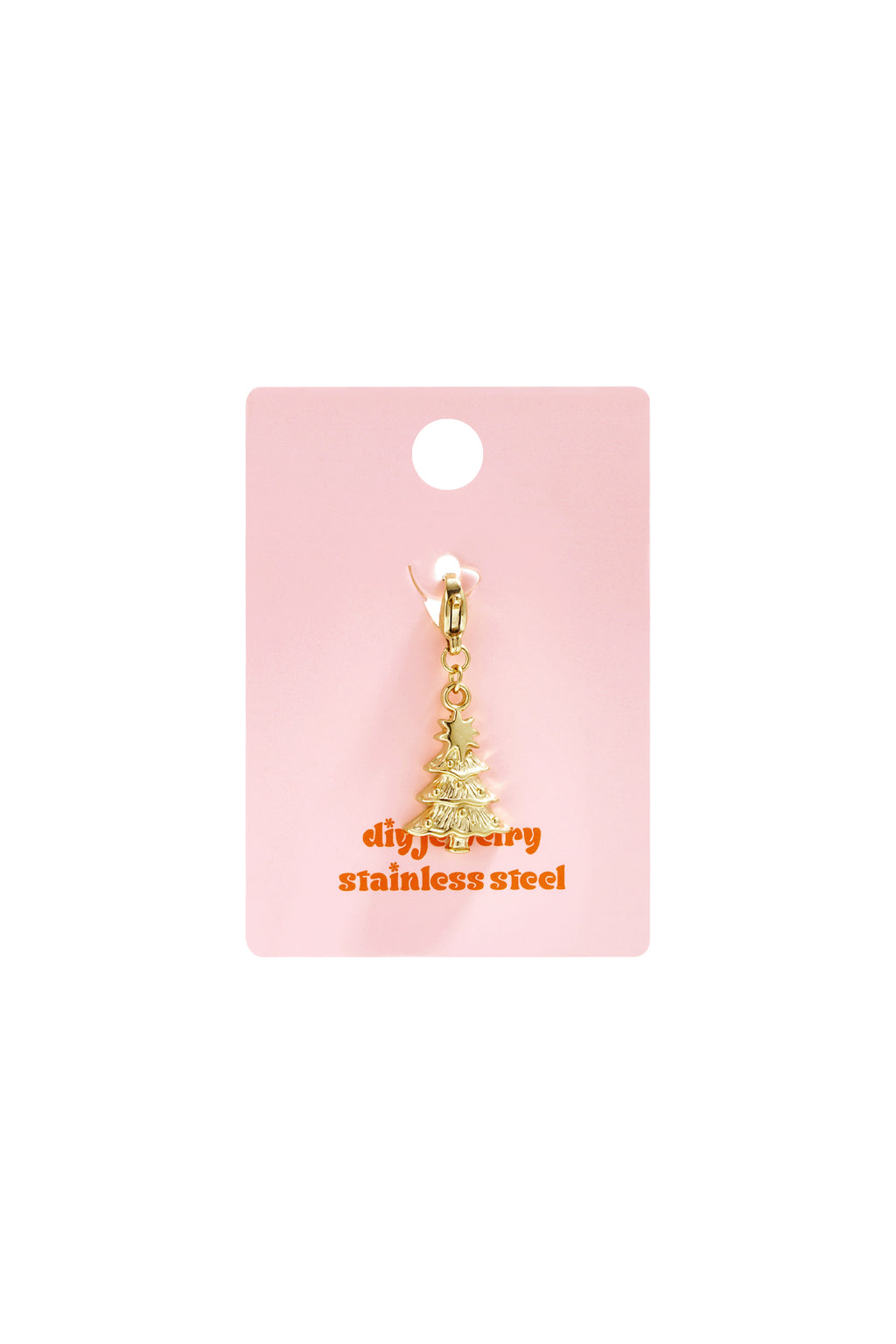 Jewelry charm Christmas tree DIY