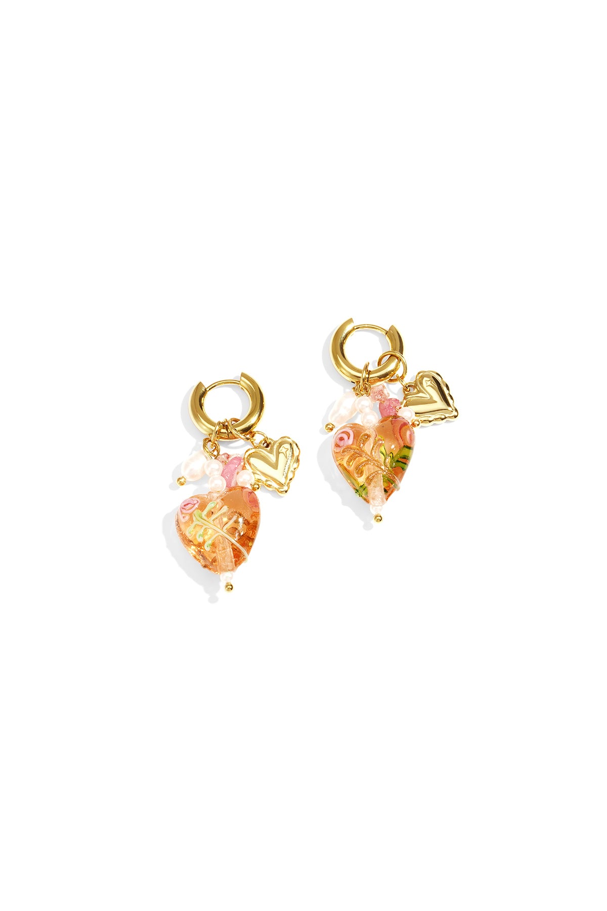 Pastel heart Earrings