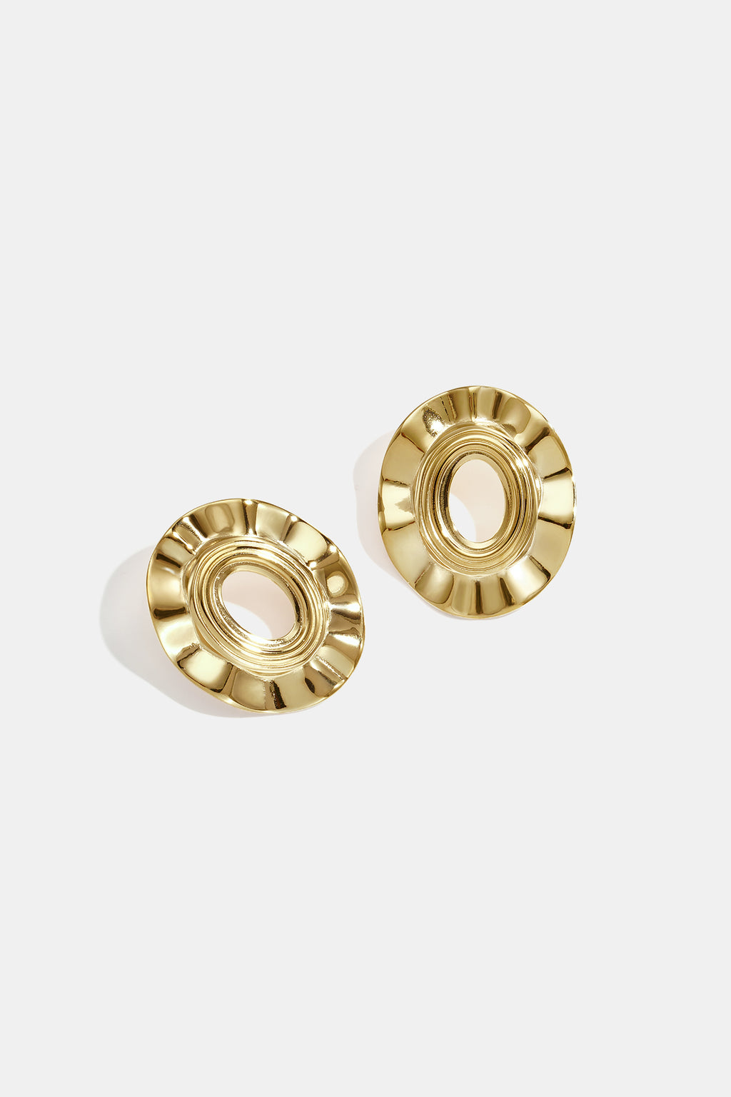 Stainless Steel Stud Earrings Irregular Shape Simple Daily Simple Series Women's jewelry