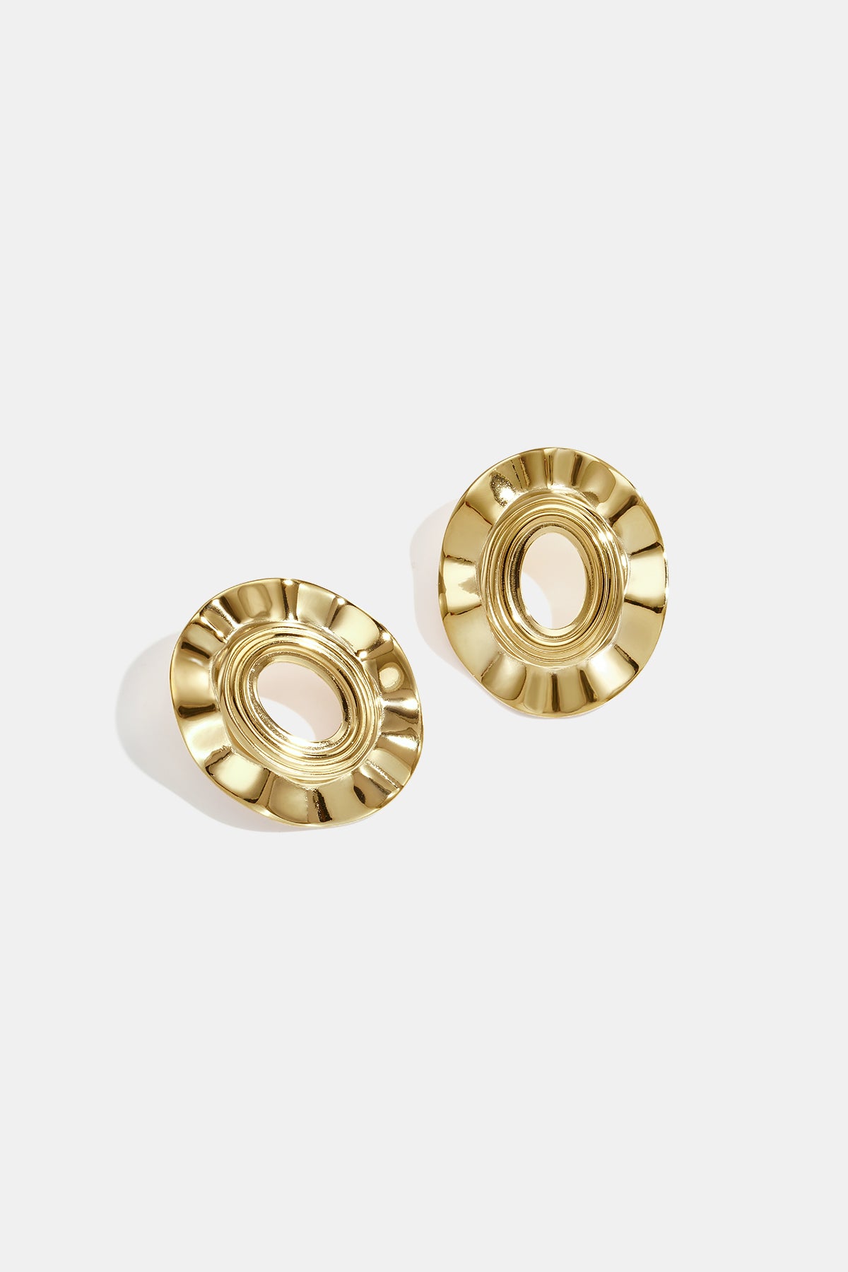 Stainless Steel Stud Earrings Irregular Shape Simple Daily Simple Series Women's jewelry