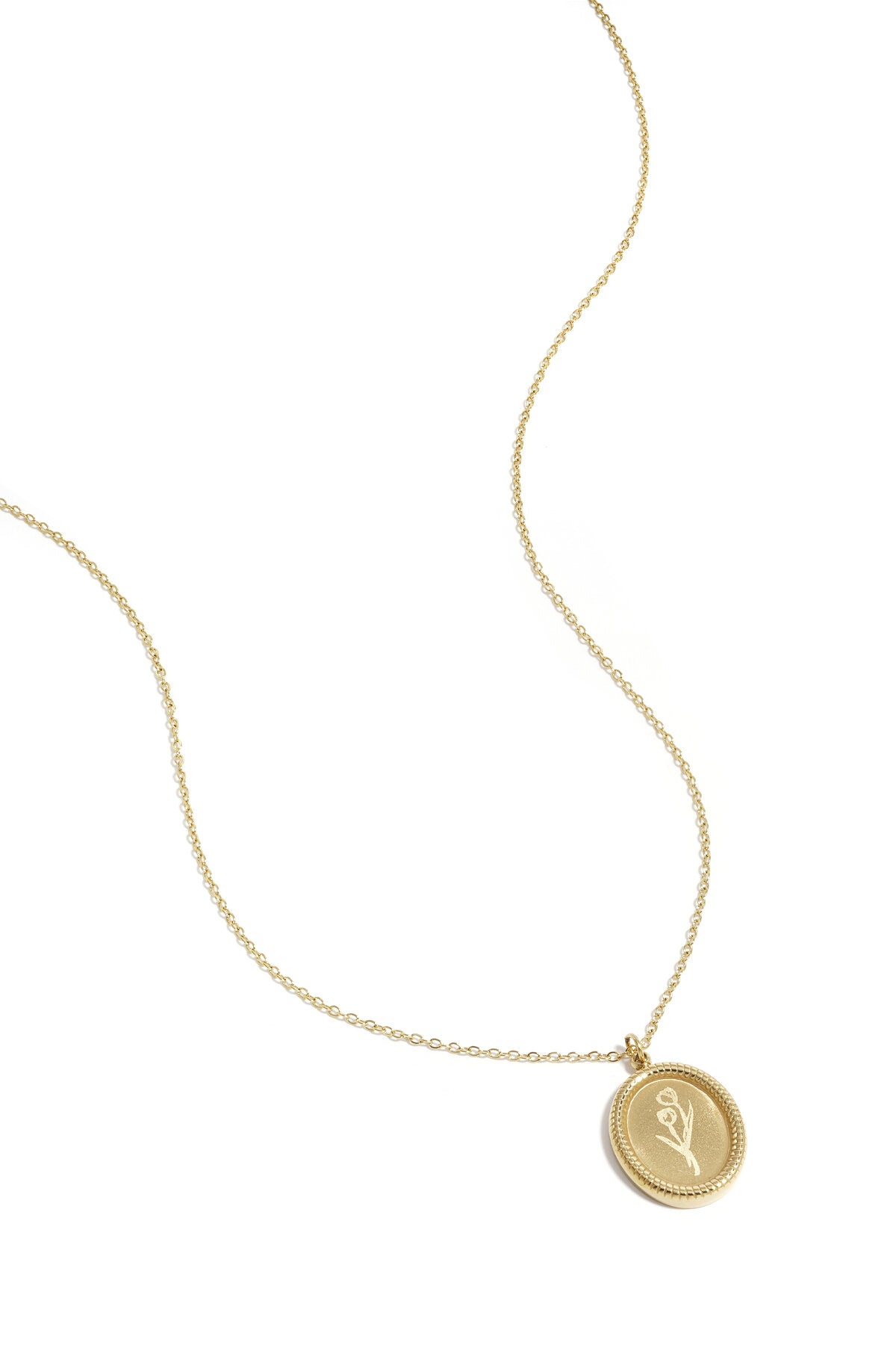 Elegant Stainless Steel Flower Pendant Necklace