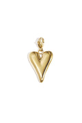 Jewelry charm long heart DIY