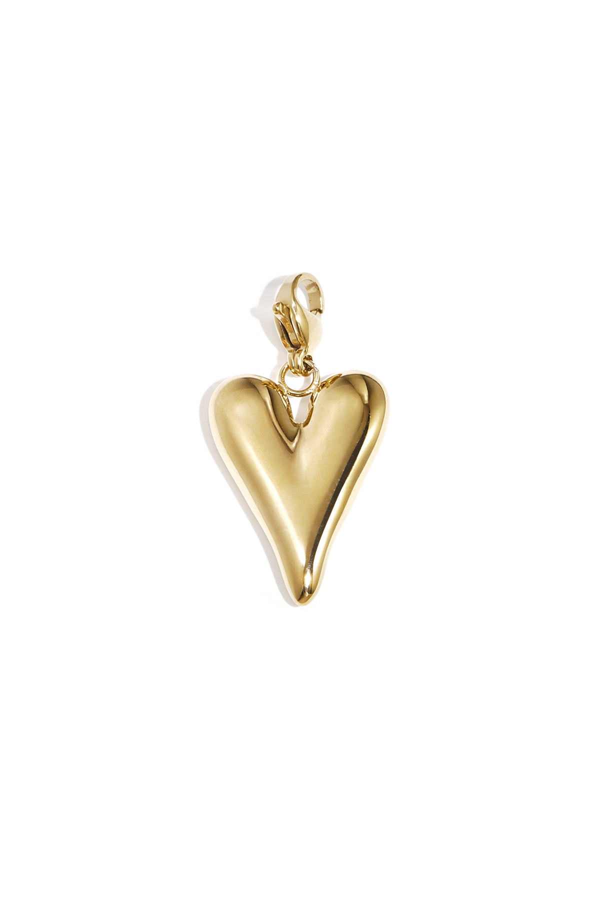 Jewelry charm long heart DIY