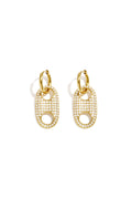 Stainless Steel Drop Earrings Geometric Shape Simple Daily Simple Series Women's jewelry