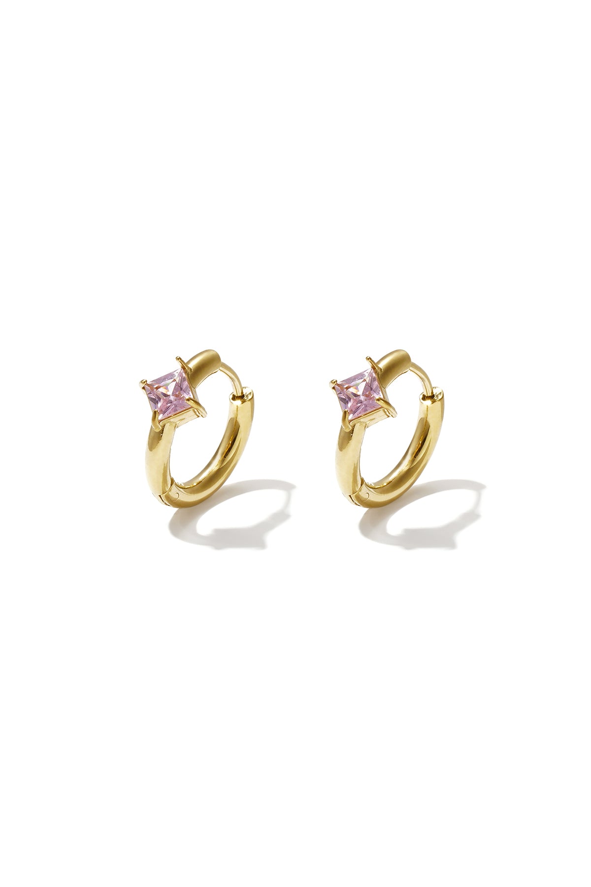 Stainless Steel Hoop Earrings Geometric Shape Simple Daily Simple Series Women's jewelry