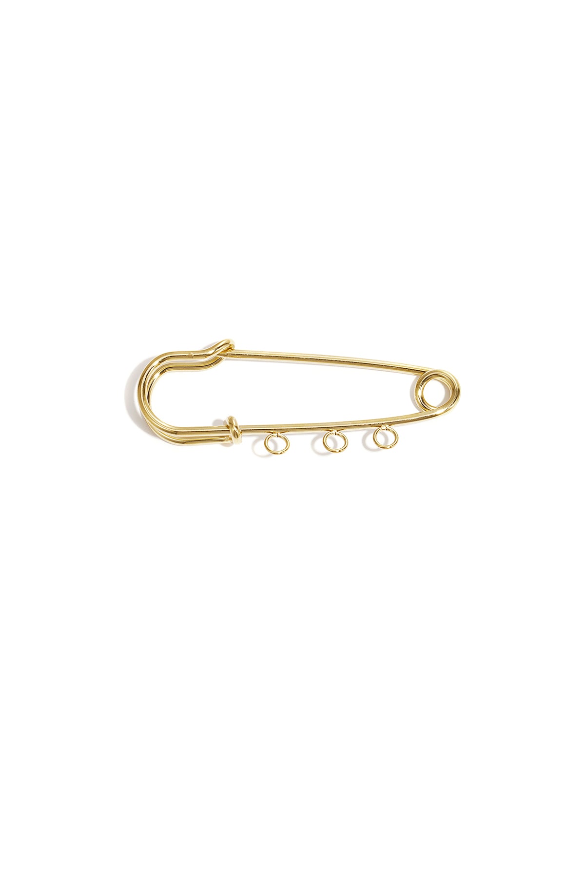 Lines Brooch – Gold-Plated Steel