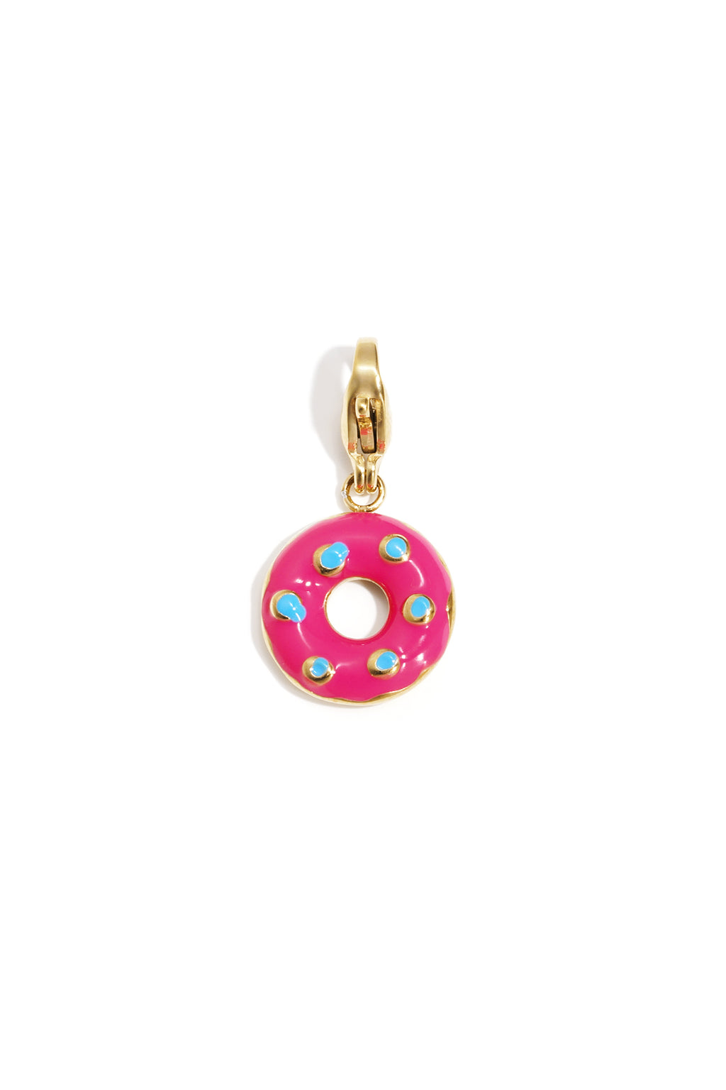 Cartoon Jewellery Charm – Brown Steel & Enamel