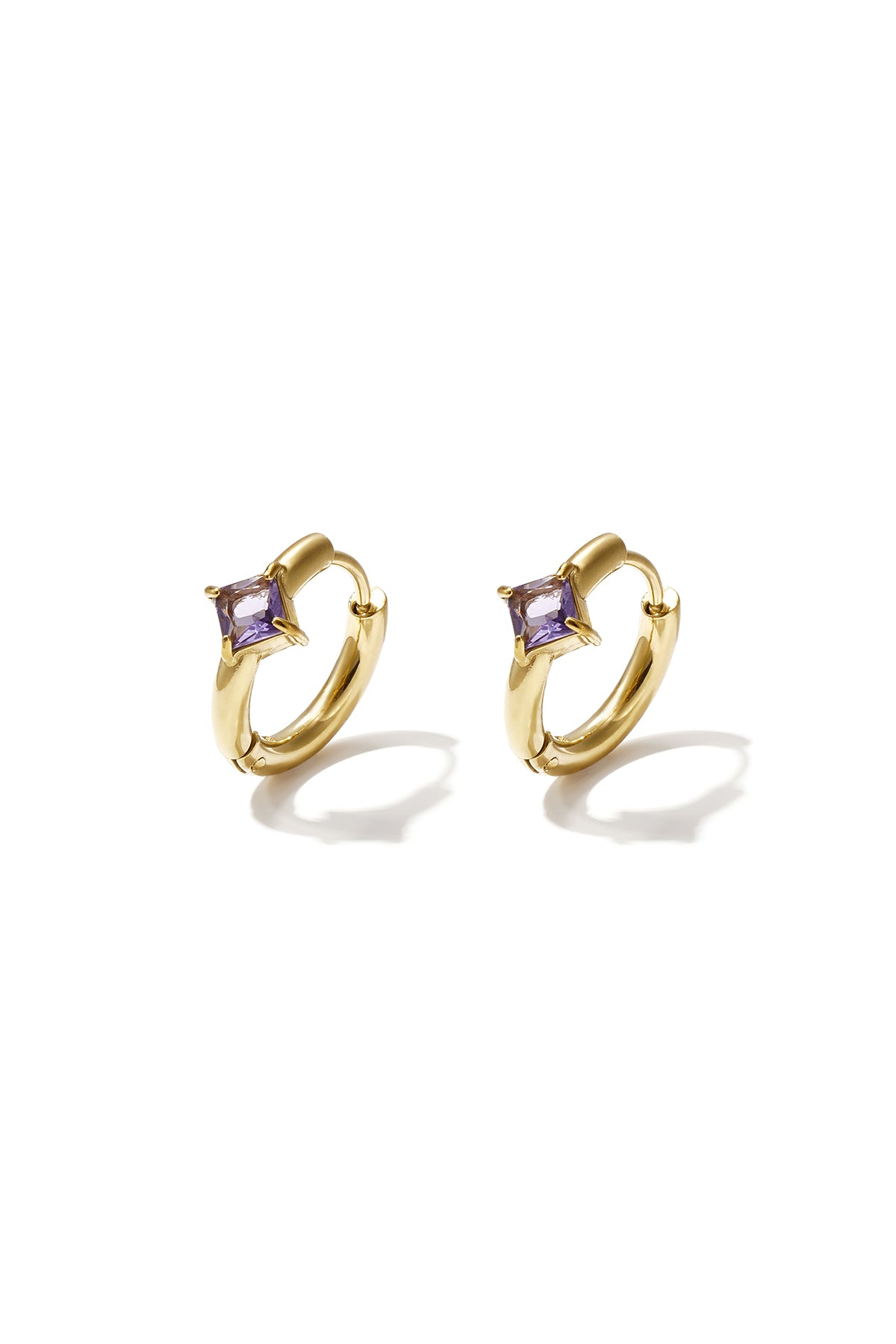Stainless Steel Hoop Earrings Geometric Shape Simple Daily Simple Series Women's jewelry
