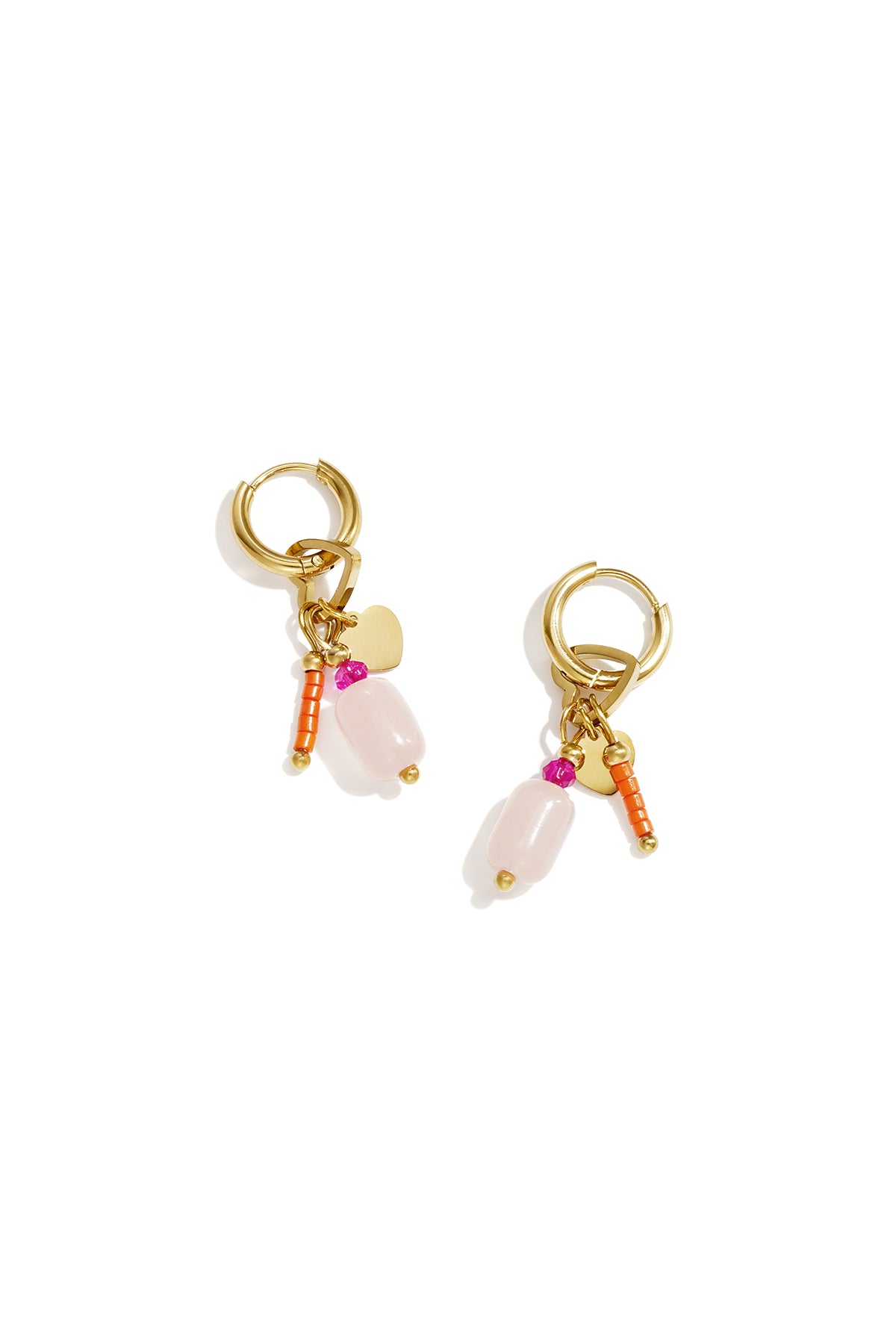Stainless Steel Beads Earrings Ellipse Shape Cute Daily Simple Series Women's jewelry