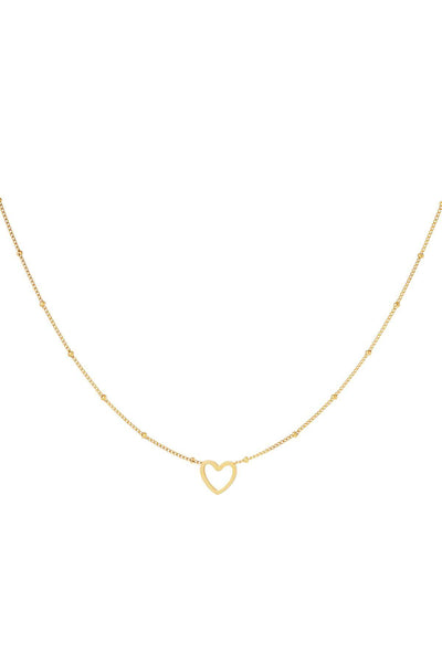 Halskette Heart Herz aus Edelstahl von Corelune