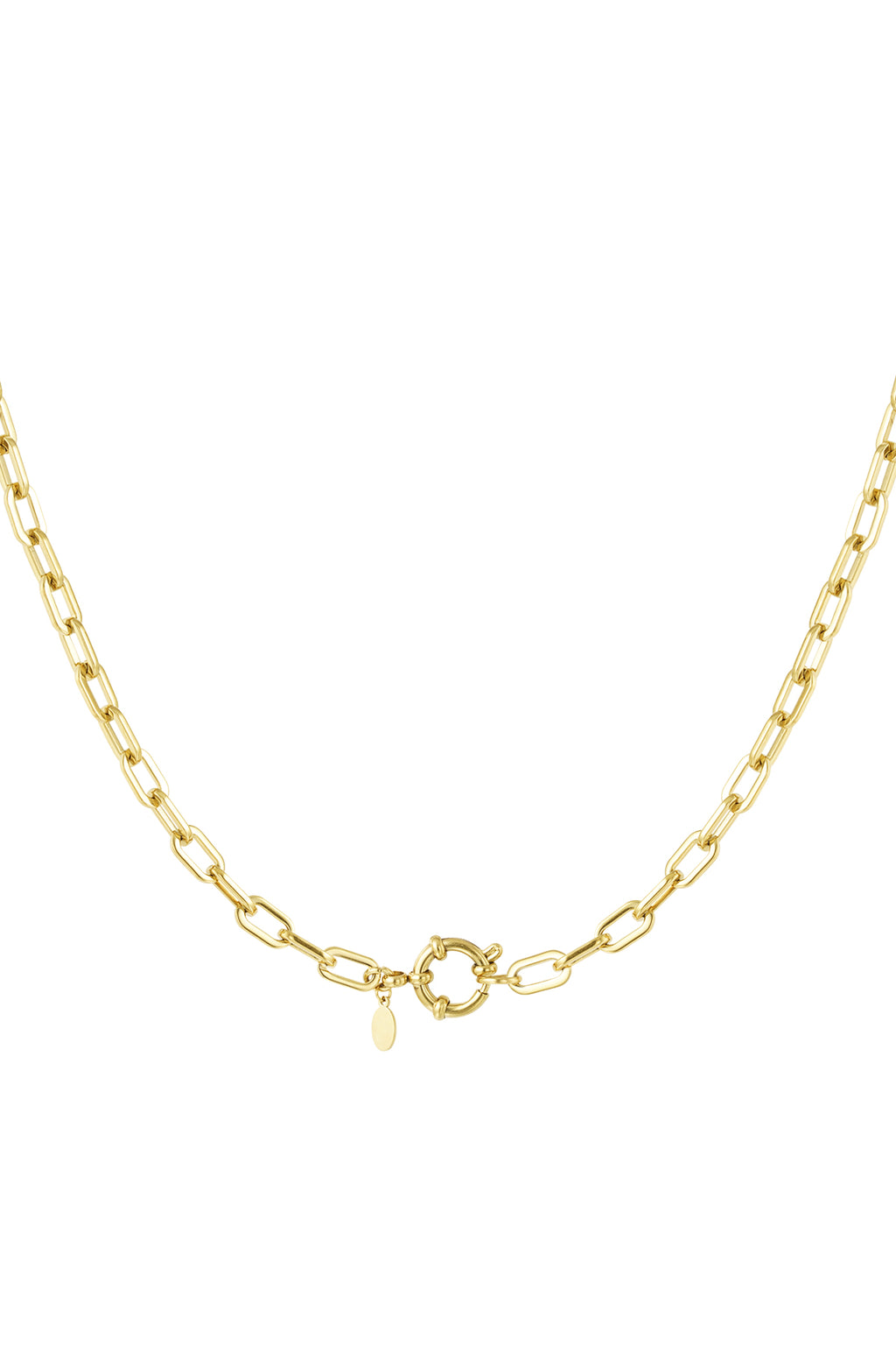 necklace basic links round closure