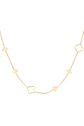 Elegant Stainless Steel Chain Necklace in Silver & Gold