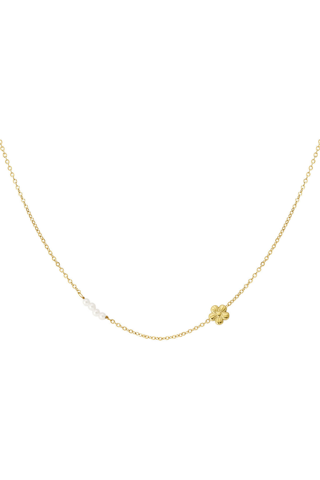 flower pearl necklace