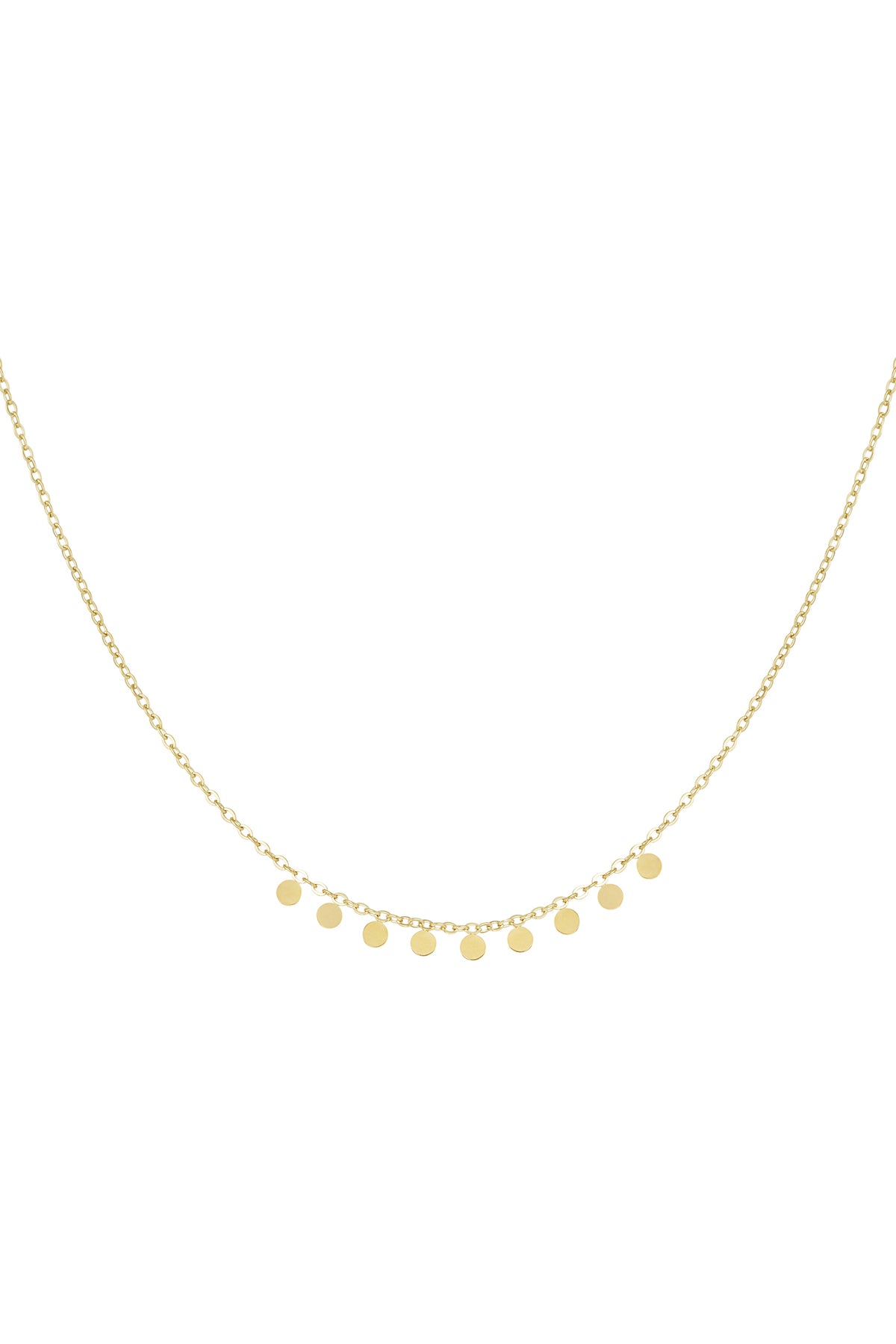 Elegant Stainless Steel Chain Necklace in Silver & Gold