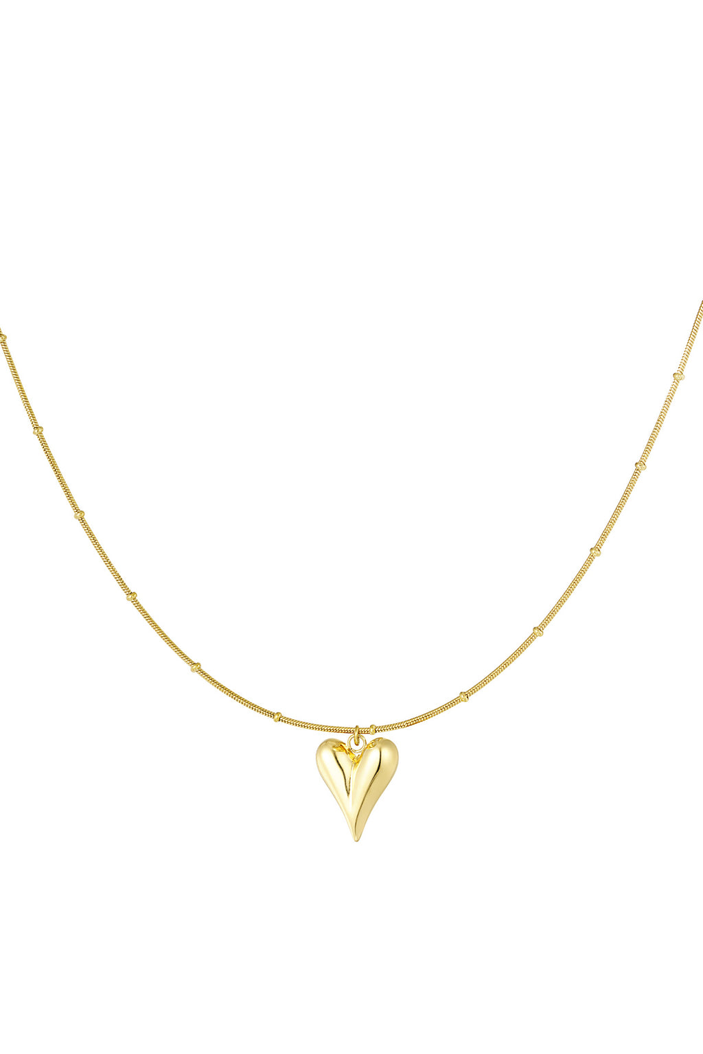 Elegant Statement Pendant Necklace in Silver & Gold