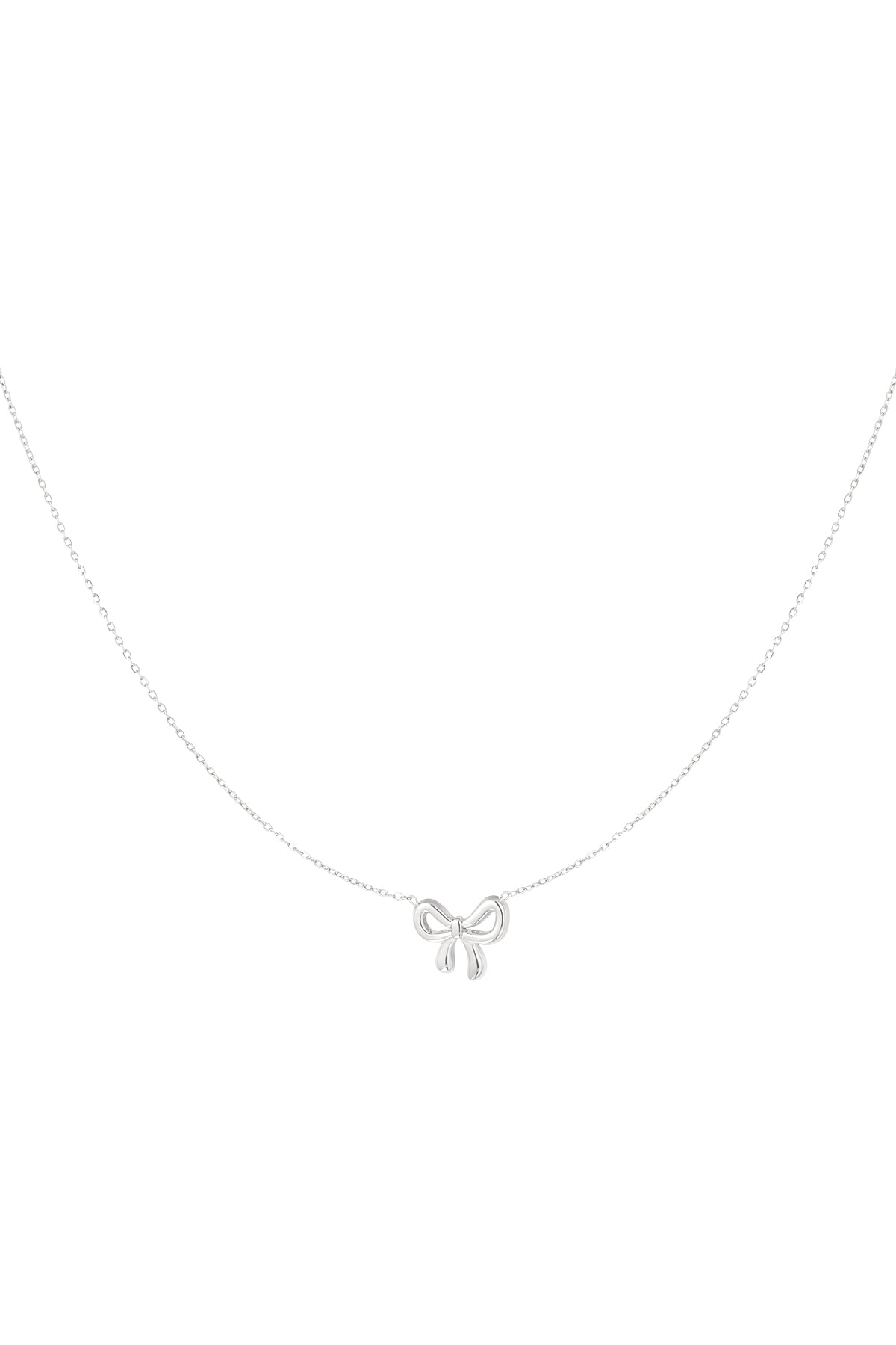 Elegant Stainless Steel Pendant Necklace - Silver & Gold
