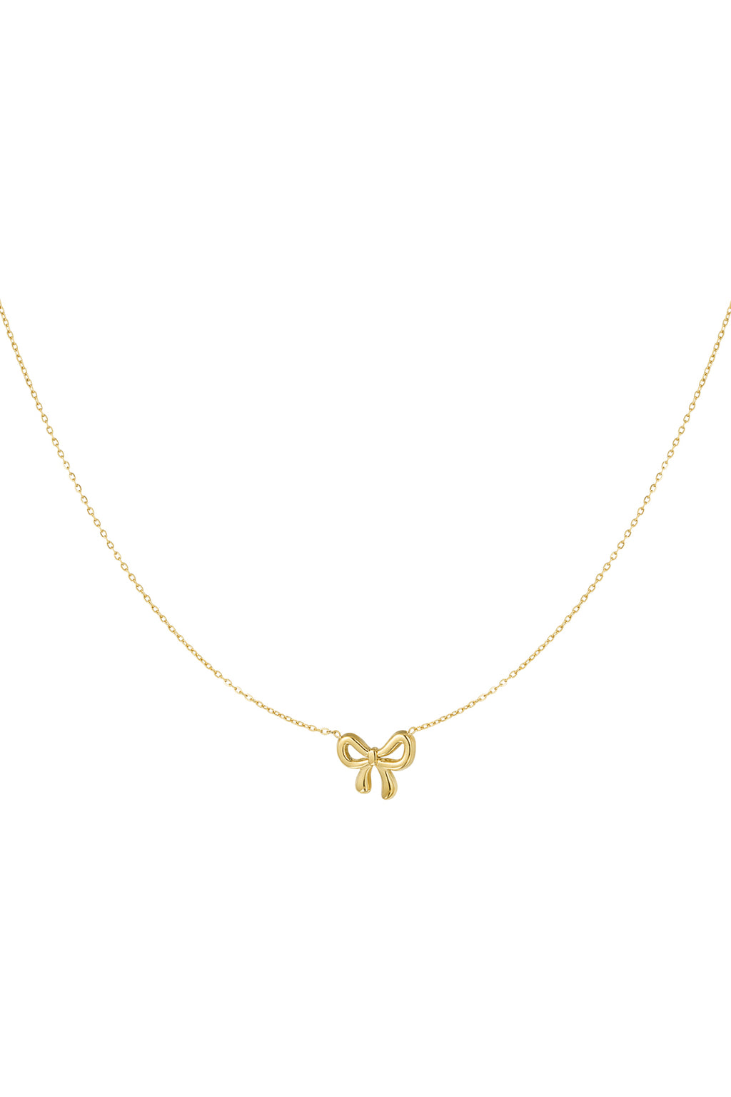 Elegant Stainless Steel Pendant Necklace - Silver & Gold