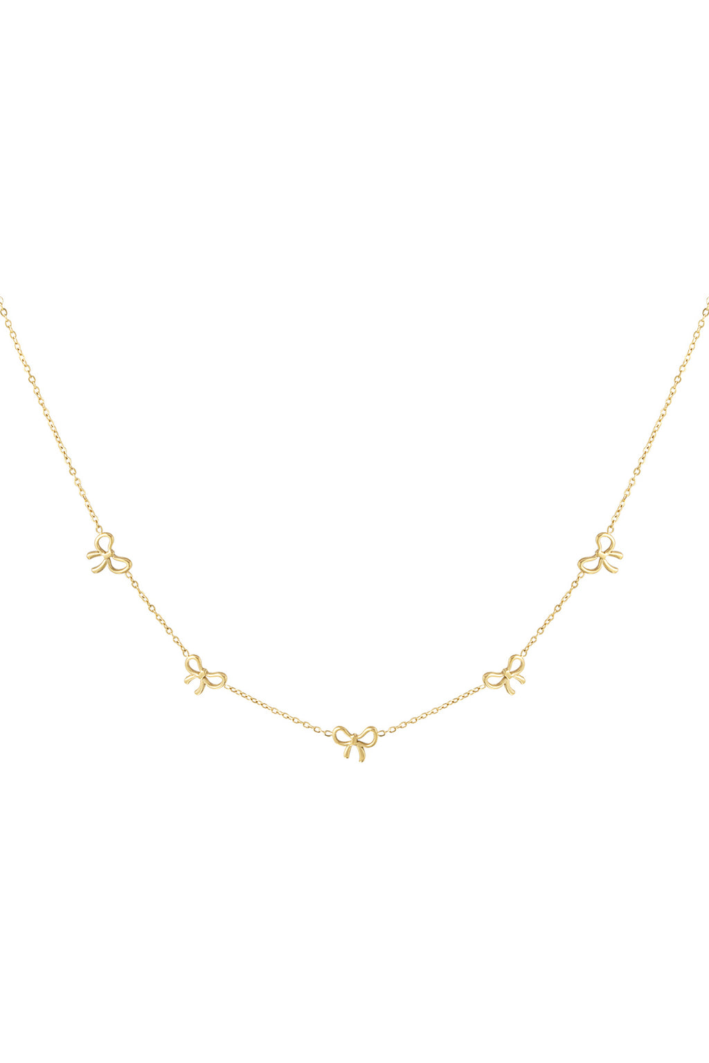 Elegant Stainless Steel Chain Necklace in Silver & Gold