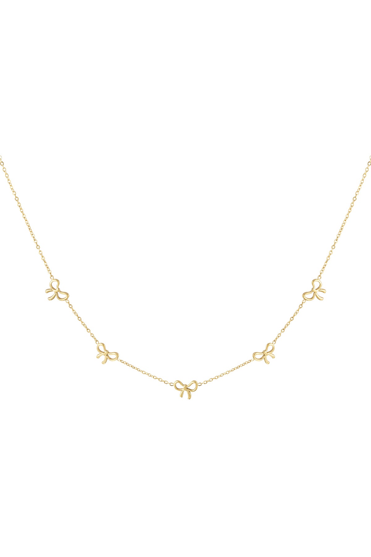 Elegant Stainless Steel Chain Necklace in Silver & Gold
