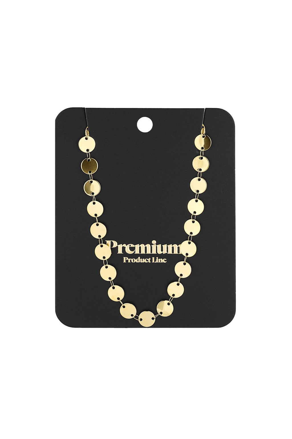 Elegant Minimalist Circle Chain Necklace for Everyday Wear