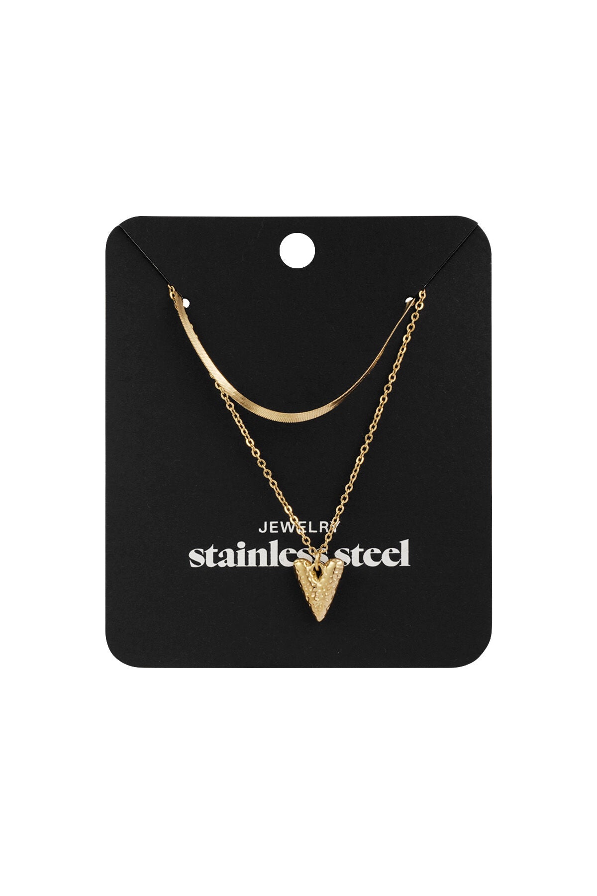Stylish Heart Layered Necklace for Everyday Wear