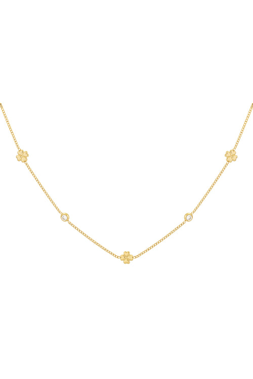 Elegant Stainless Steel Clover Necklace for Daily Wear