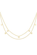 Stylish Multi-Layered Clover Necklace for Everyday Elegance